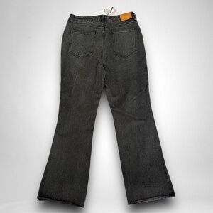 Avec Les Filles Destroyed Knees Frayed Hem Distressed Jeans BLACK size 29 NWT